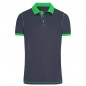 Polo shirt in trendy slub yarn quality