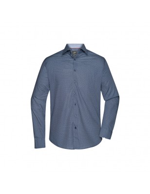 Classic shirt with fashionable minimum allover print