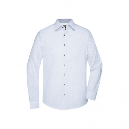 Classic shirt with fashionable minimum allover print