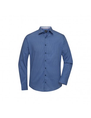 Classic shirt with fashionable minimum allover print