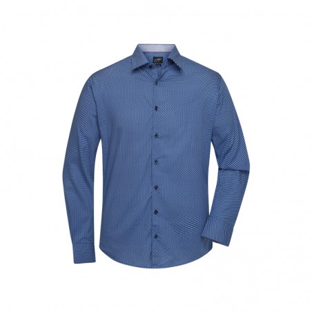 Classic shirt with fashionable minimum allover print