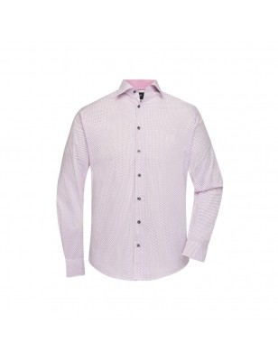 Classic shirt with fashionable minimum allover print