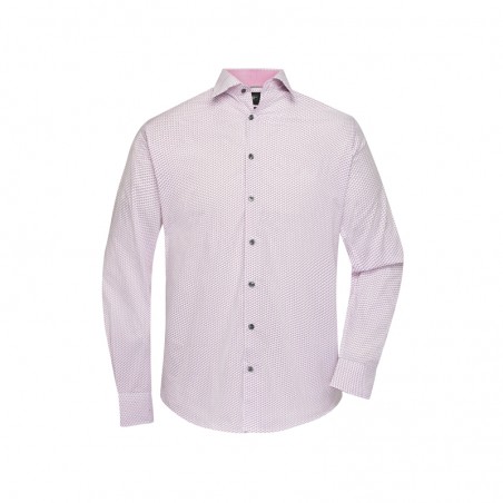 Classic shirt with fashionable minimum allover print