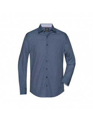 Classic shirt with fashionable minimum allover print