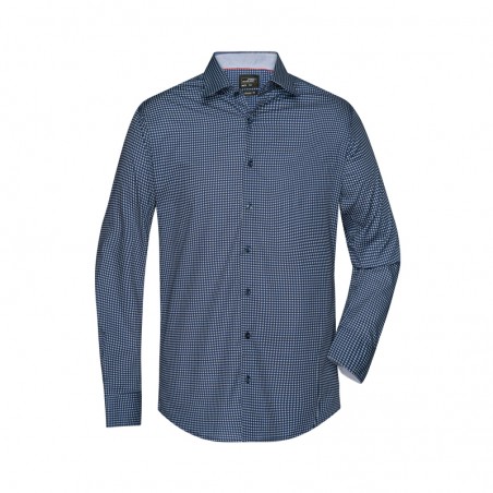 Classic shirt with fashionable minimum allover print