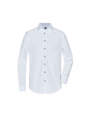 Classic shirt with fashionable minimum allover print