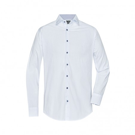 Classic shirt with fashionable minimum allover print