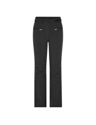 Elastic, padded softshell pants