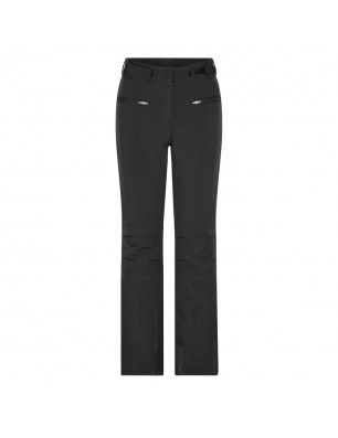 Elastic, padded softshell pants