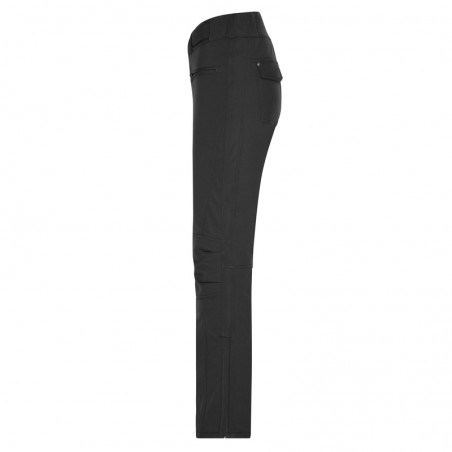 Elastic, padded softshell pants