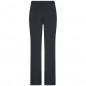 Elastic outdoor pants with slightly formed knee part