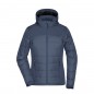 Thermo jacket in attractive material mix