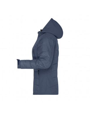 Thermo jacket in attractive material mix