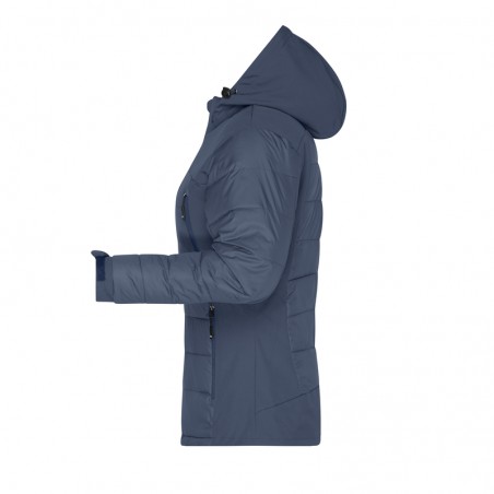 Thermo jacket in attractive material mix