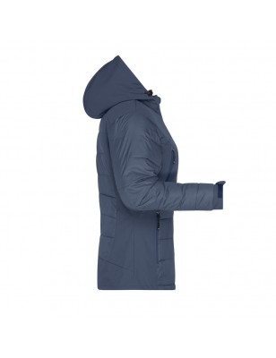 Thermo jacket in attractive material mix