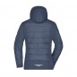 Thermo jacket in attractive material mix