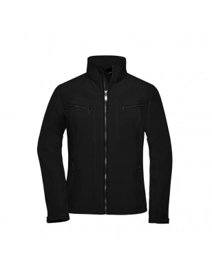 Softshell jacket with water repellent surface