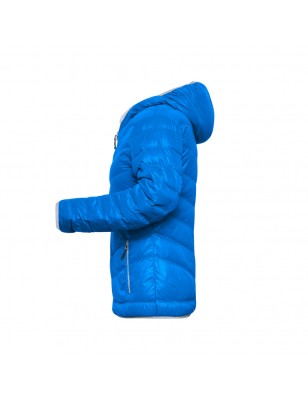 Ultra light down jacket with hood in casual style