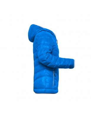 Ultra light down jacket with hood in casual style