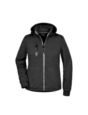 Young softshell jacket with fashionable details