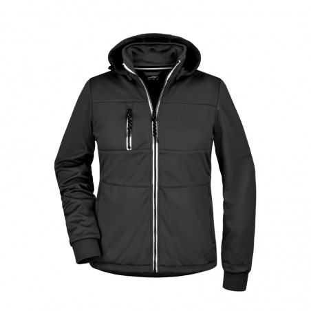 Young softshell jacket with fashionable details