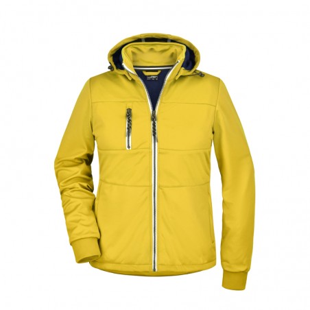 Young softshell jacket with fashionable details