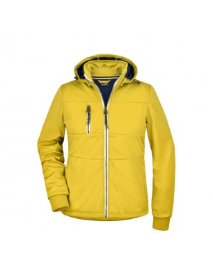 Young softshell jacket with fashionable details