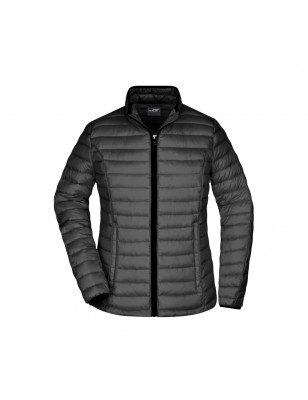 Casual down jacket with stand-up collar