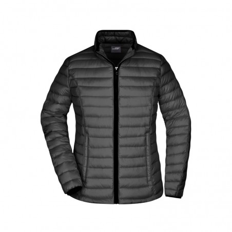 Casual down jacket with stand-up collar