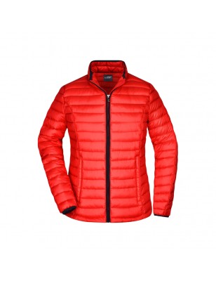 Casual down jacket with stand-up collar