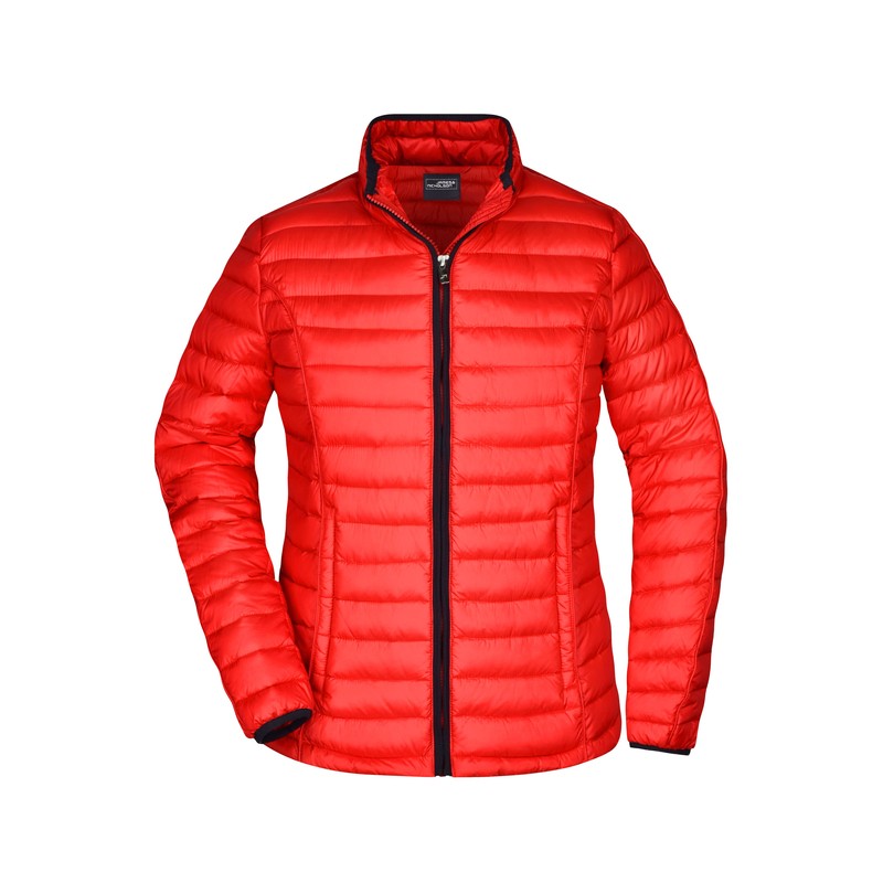 Casual down jacket with stand-up collar