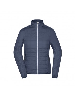 Lightly padded jacket in casual material mix