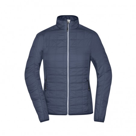 Lightly padded jacket in casual material mix