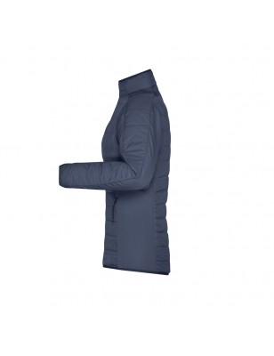 Lightly padded jacket in casual material mix