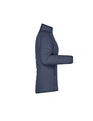 Lightly padded jacket in casual material mix