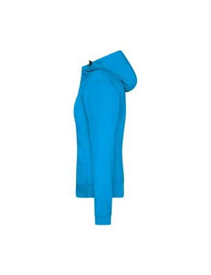 Hooded softshell jacket in sporty design