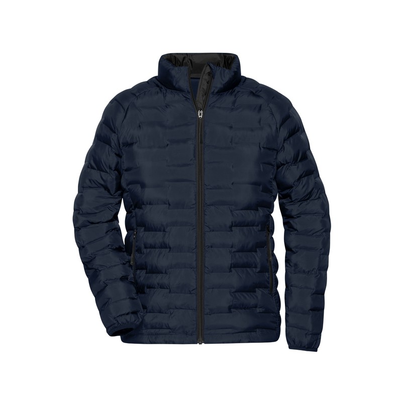 Light, fashionable padded jacket made of recycled polyester