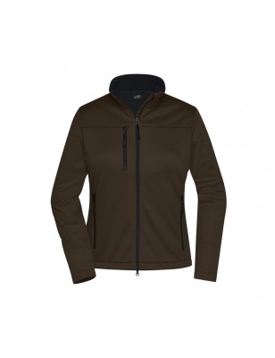 Classic softshell jacket in sporty design made of recycled