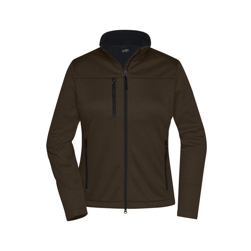 Classic softshell jacket in sporty design made of recycled polyester