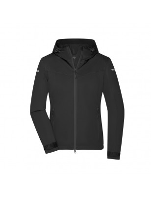 Light, lined outdoor softshell-jacket for extreme weather conditions