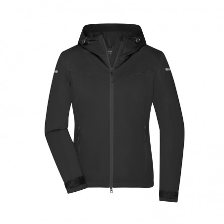 Light, lined outdoor softshell-jacket for extreme weather conditions