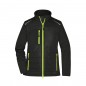 Softshell jacket of attractive mixed materials