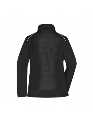 Softshell jacket of attractive mixed materials