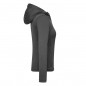 Fashionable hooded jacket made of 100% recycled polyester for sports and leisure