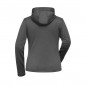 Fashionable hooded jacket made of 100% recycled polyester for sports and leisure