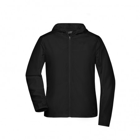 Light jacket made of recycled polyester for sports and leisure