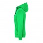 Zipped hooded sweat jacket