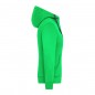 Zipped hooded sweat jacket