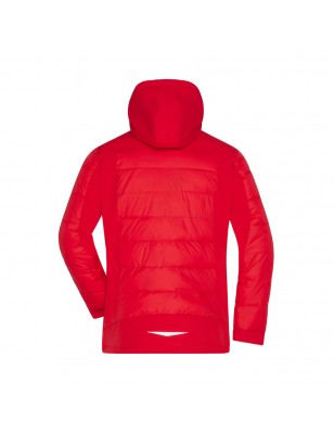 Thermo jacket in attractive material mix