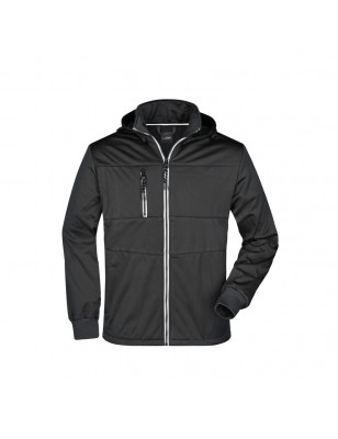 Young softshell jacket with fashionable details